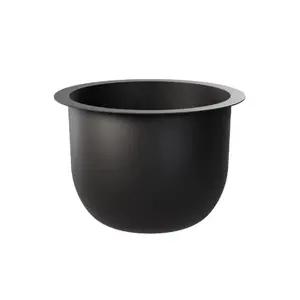 Puķu poda ieliktnis FORM_PLASTIC Standy1 D24 cm, melns, plastmasas ieliktnis