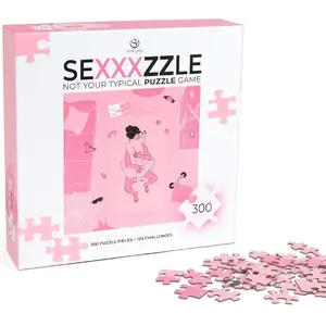 Настольная игра-пазл SECRET PLAY SEXXXZZLE — 300 элементов, 120 с заданиями, инструкция и книга испытаний