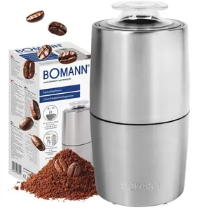 Blade Coffee Grinder CLATRONIC Bomann KSW 6089 CB — 150 W, 60 g, Stainless Steel Bowl