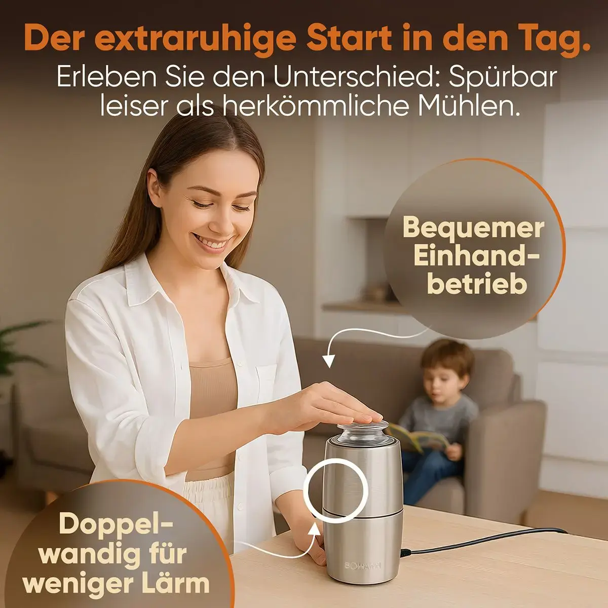 CLATRONIC Bomann KSW 6089 CB Blade Coffee Grinder Photo 2
