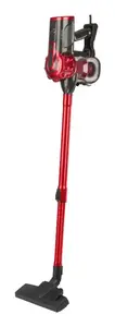 2-in-1 stick vacuum Bomann 660721 (bagless, cyclonic, HEPA, 600 W, AC, 6.8 m cord) Anthracite/Red