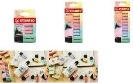Текстмаркер Stabilo BOSS MINI Pastel — косая линия 2,0–5,0 мм, устойчив к хранению с открытым колпачком (1 шт.)