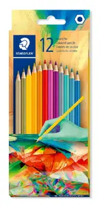 Krāsainie zīmuļi Staedtler 175 Multicolour, komplekts 12 gab., sešstūra, 3,0 mm vads