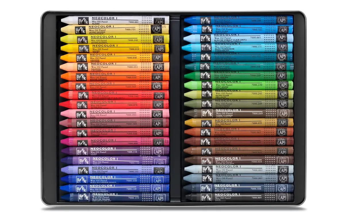 Caran d’Ache Neocolor I Hard воск пастель 40 шт. Photo 3