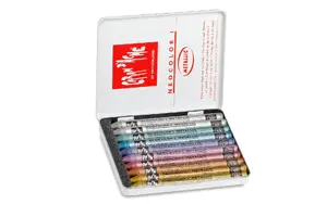 Vaska paste Caran d’Ache Neocolor I Hard daudzkrāsains, komplekts 10 gab.