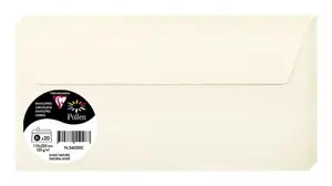 Конверт DL Clairefontaine 56030C Natural бумажный FSC pH-нейтральный 20 шт.