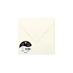 Aploksne Clairefontaine 56060C balta 120 g/m² 165 x 165 mm FSC pH-neitrāla papīra