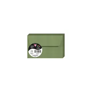 Конверт C6 Clairefontaine 5076C, зелёный, 120 г/м², упаковка 20 шт.