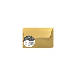 Конверт Clairefontaine 50081C золотой 120 г/м² 90 x 140 мм упак. 20 шт.