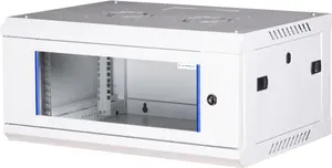 Wall-mounted 4U rack cabinet Wirewin WCAB PS3 600x450 4U, light grey, max load 100 kg, rack rails