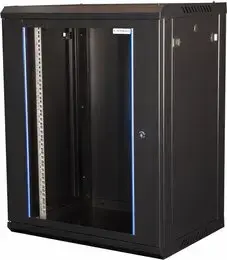 Sienas 12U skapītis slim wirewin WCAB PS3 600x450 mm melns, max 100 kg