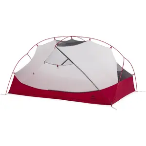 Ridge tent MSR Hubba Hubba Bikepack 2-person Green/Red/White, 1.4 kg, 127×213 cm sleeping area