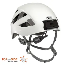 Petzl A042VA00 open-face sports helmet, hybrid ABS shell, matt white