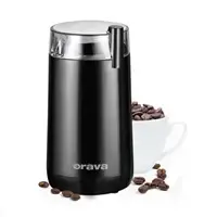 Coffee grinder ORAVA KM-803, 180 W motor, stainless steel blade, 45 g capacity, safety lock, black