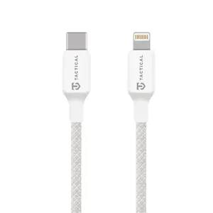 USB-C to Lightning Cable Tactical Stitch Thread 0.3m — Tactical, White
