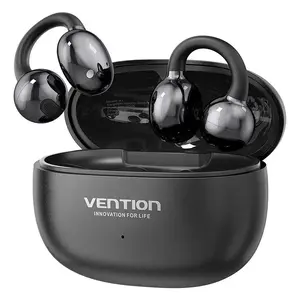 Наушники Vention ECHO CLIP A1 беспроводные открытого типа Bluetooth USB Type-C — интраауральные, чёрные