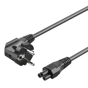 Сетевой кабель Vention ZCKBAC — вилка Type F на IEC C5, 1.8 м, чёрный