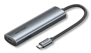 Vention USB-C Docking Station TGLHB with HDMI 4K, USB 3.0, USB 2.0, USB-C PD 100W