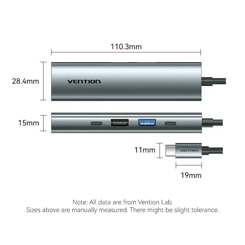 Vention USB‑C док-станция TGLHB с HDMI 4K Photo 3