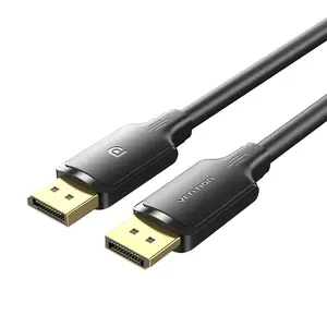 Vention DisplayPort Male-to-Male Cable HAKBF — DisplayPort to DisplayPort, 1 m, 4K, Black