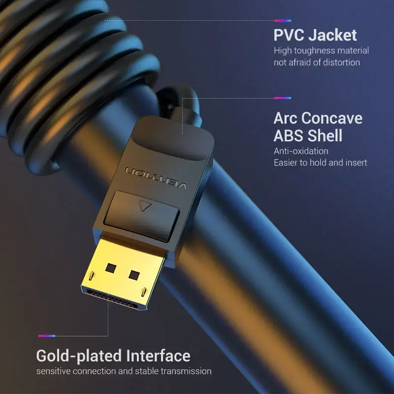Vention DisplayPort kabelis DP 1 m Photo 8