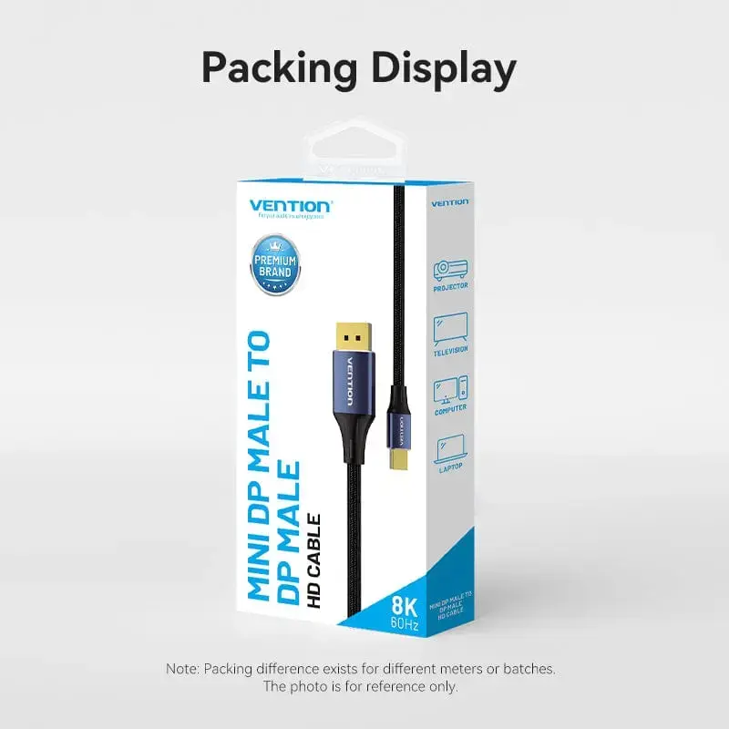 Vention HCFLH Mini DisplayPort uz DisplayPort 2 m Photo 9