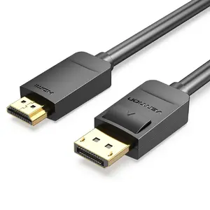 DisplayPort to HDMI Cable Vention DP to HDMI 2M, 2 m length, DisplayPort to HDMI, black
