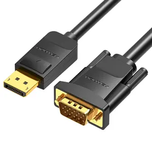 Vention DisplayPort to VGA Cable HBLBH — 2 m, DisplayPort to VGA (D-Sub), 7 mm diameter
