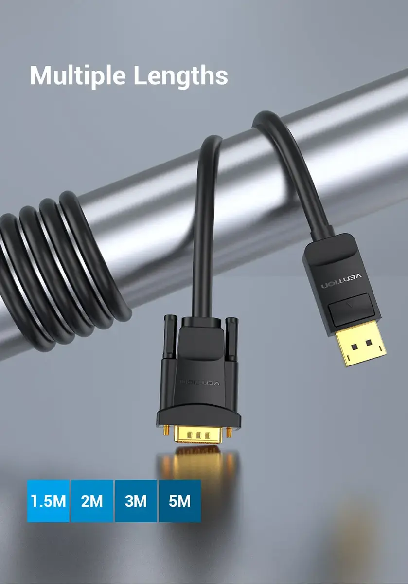 Vention DisplayPort uz VGA kabelis HBLBH 2 m Photo 16