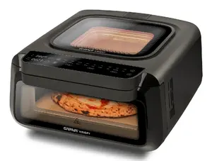 Picas krāsns G3FERRARI G10225 — 1 pica, 2100 W, digitālais taimeris, regulējams termostats, melna