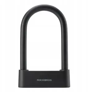 Велозамок RockBros 32210818001 SMART с дактилоскопическим датчиком и Bluetooth, чёрный
