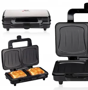 Sandwich Maker ALPINA XL 900W, single-contact grill, black