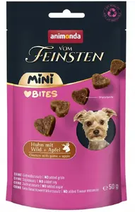 animonda MINI BITES лакомство для собак 50 г — курица, дичь и яблоко