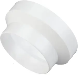 Reducer Ø100–125 mm white, Vrige model 10128261, duct/ventilation connector