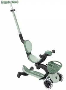 Самокат GLOBBER GO UP BABY LIGHTS 360 3IN1 — детский 3-в-1 с 360° управлением и встроенной подсветкой