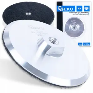 Polishing Backing Pad GEKO 125 mm M14 aluminum with hook-and-loop, PROFI