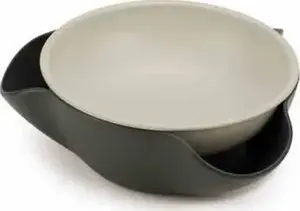 Double-Dish snack dish by joseph joseph model 20156 — double compartment serving bowl for snacks and dips