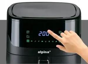 Аэрогриль (Airfryer) Alpina 6 л 1600 Вт, черный, модель 27218