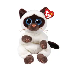 Toy cat TY Beanie Babies Miso — interactive sounding plush (model 501352)