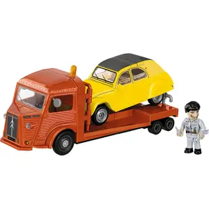 COBI Citroen Type H Car Transporter & 2CV Type AZ model kit (scale 1:35)