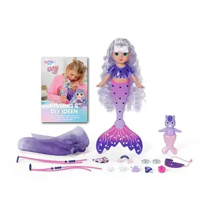 Leļļu rotaļlieta Zapf Creation BABY born @ Glam Up Aura — audums un plastmasa, meitenīte, no 4 gadu vecuma