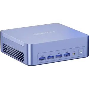 Мини-ПК GEEKOM AX8 MAX серебристый с Windows 11 Pro — компактная рабочая станция