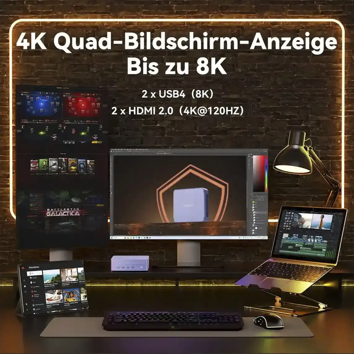 GEEKOM AX8 MAX мини‑ПК с Windows 11 Pro Photo 4