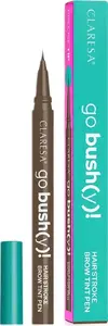 Claresa Go Bush(y)! eyebrow pen 03 Espresso Brown — brow filler pen, pigmented tint