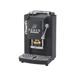 Espresso Machine FABER Pro Deluxe Schwarz Chrom – model 3.0 PRO DLX BLK CHR