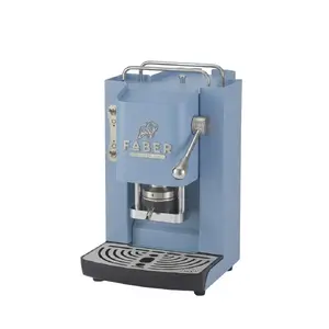 Espresso Machine FABER Pro Deluxe Turquoise Blau Chrom model 3.0 PRO DLX TUR CHR