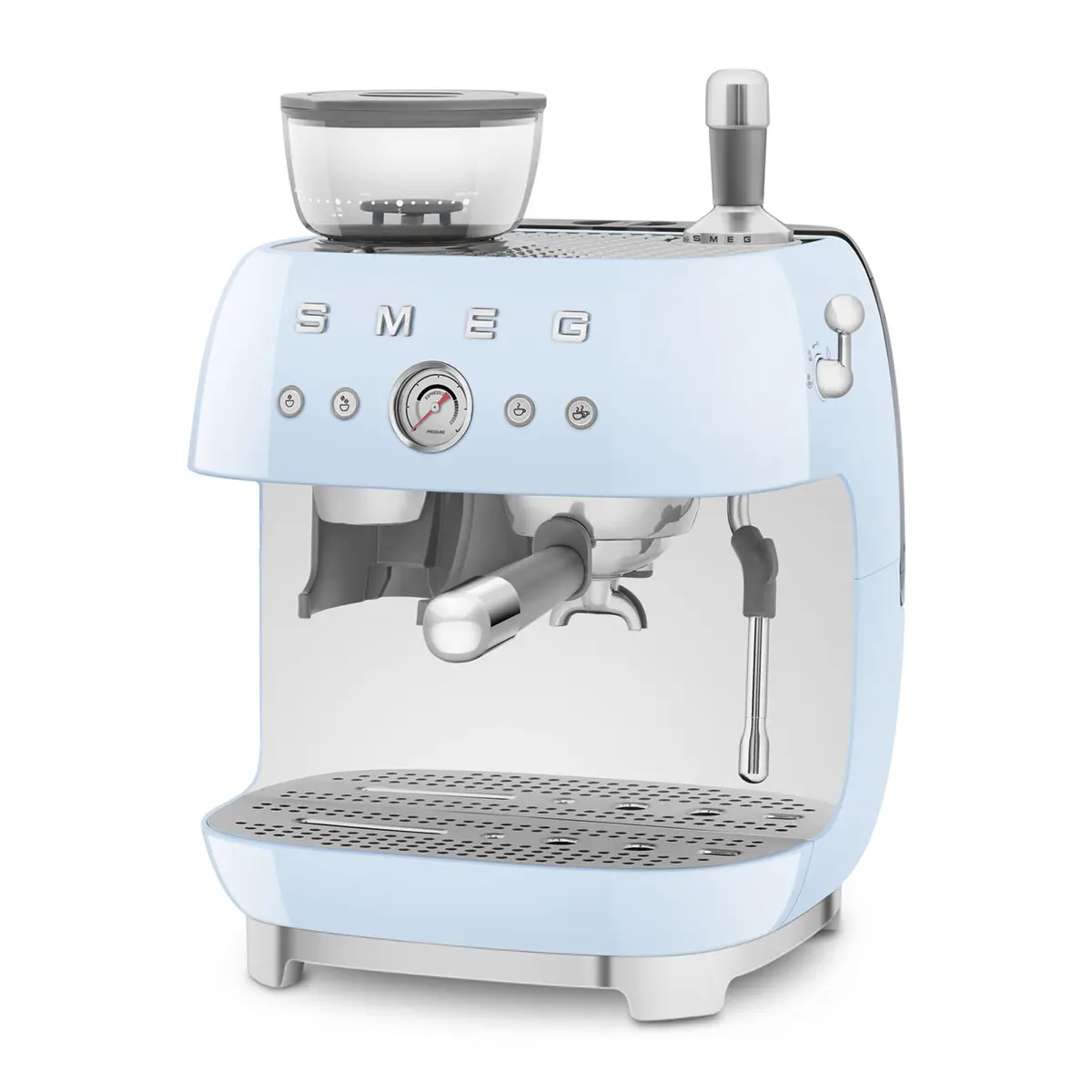 Smeg 50's Style Espresso kafijas automāts EGF03PBEU pasteļzils Photo 4