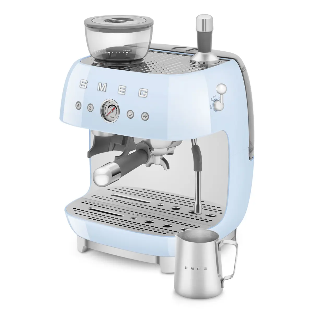 Smeg 50's Style Espresso kafijas automāts EGF03PBEU pasteļzils Photo 11