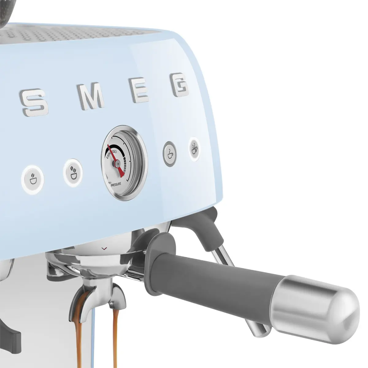 Smeg 50's Style Espresso kafijas automāts EGF03PBEU pasteļzils Photo 13