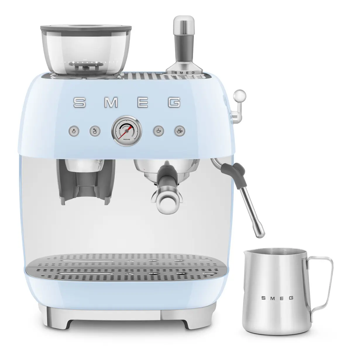 Smeg 50's Style Espresso kafijas automāts EGF03PBEU pasteļzils Photo 14